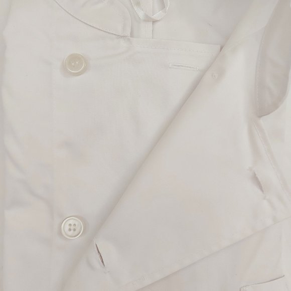 Bragard Chef Coat Jacket Men's 1X White Button Up Double Breasted Long Sleeve - Picture 10 of 13